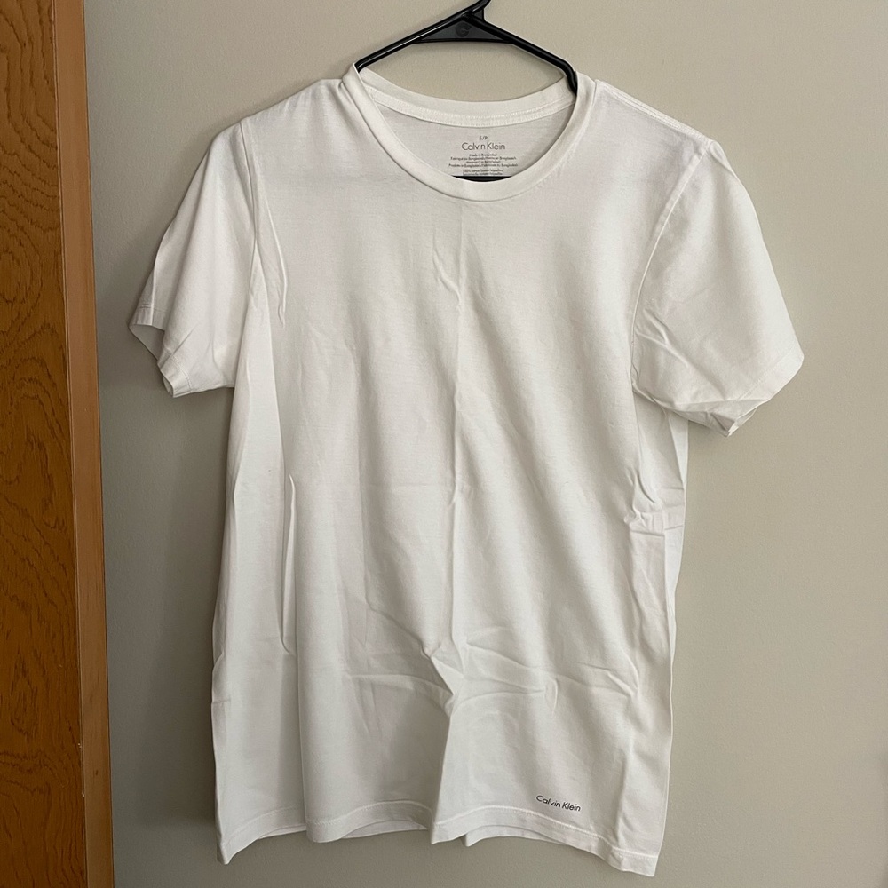 Calvin Klein Jeans Women’s S/P Crewneck Cotton T-Shirt 3-pk. White